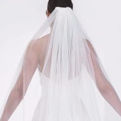 Poirier S48-300-1-Ivoor Sluier -Poirier shop poirier s48 300 1 ivory veil 3