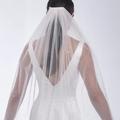 Poirier S49-120-1-Blush Sluier -Poirier shop poirier s49 120 1 blush veil 3