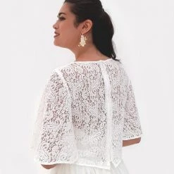 Poirier T-130 Top Lace -Poirier shop poirier t 130 blouse lace 4