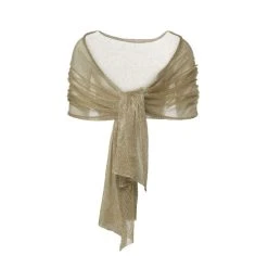 Poirier S142 Sjaal Goud -Poirier shop s142 030 s142 030 02x 2