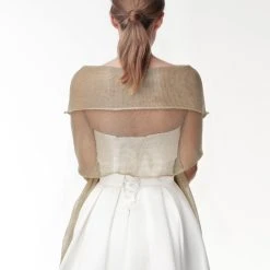 Poirier S142 Sjaal Goud -Poirier shop s142 030 s142 030 07