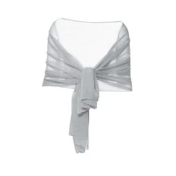Poirier S143 Sjaal Zilver -Poirier shop s143 029 s143 029 02x
