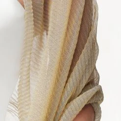 Poirier S143 Sjaal Goud -Poirier shop s143 030 s143 030 07