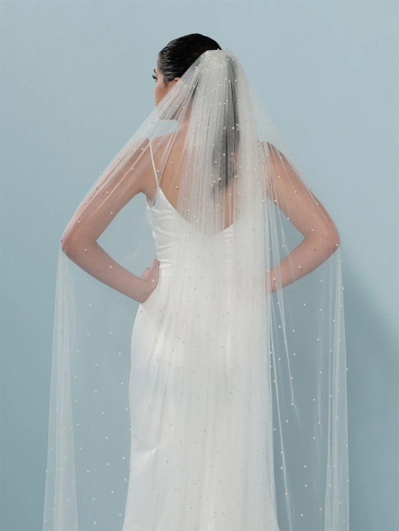 Poirier S19-300-1-Soft Sluier Ivoor (maatwerk) 5 Poirier S19-300-1-Soft Sluier Ivoor (maatwerk) - Afbeelding 3