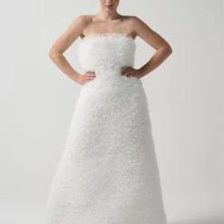 Poirier shop 26 Poirier S332-250 Trouwjurk Ivoor