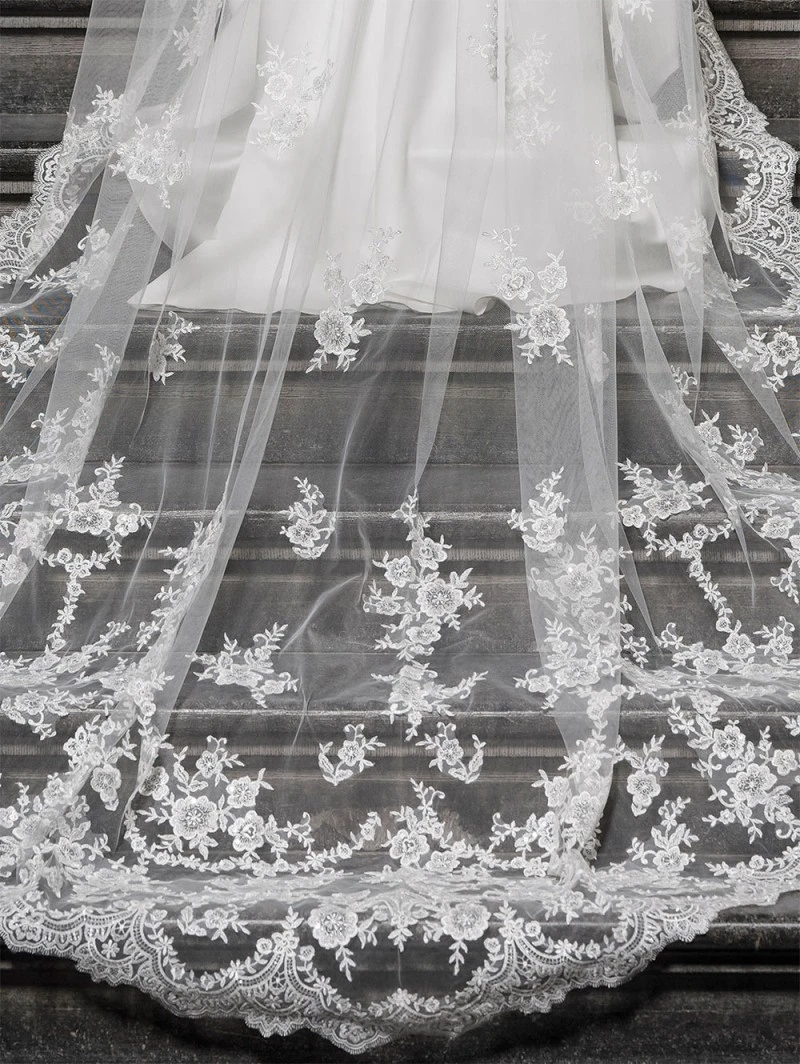 Poirier S371-350-1-MED Sluier 6 Poirier S371-350-1-MED Sluier - Afbeelding 4