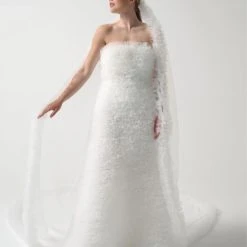 Poirier S415-300-R-Soft Sluier Ivoor