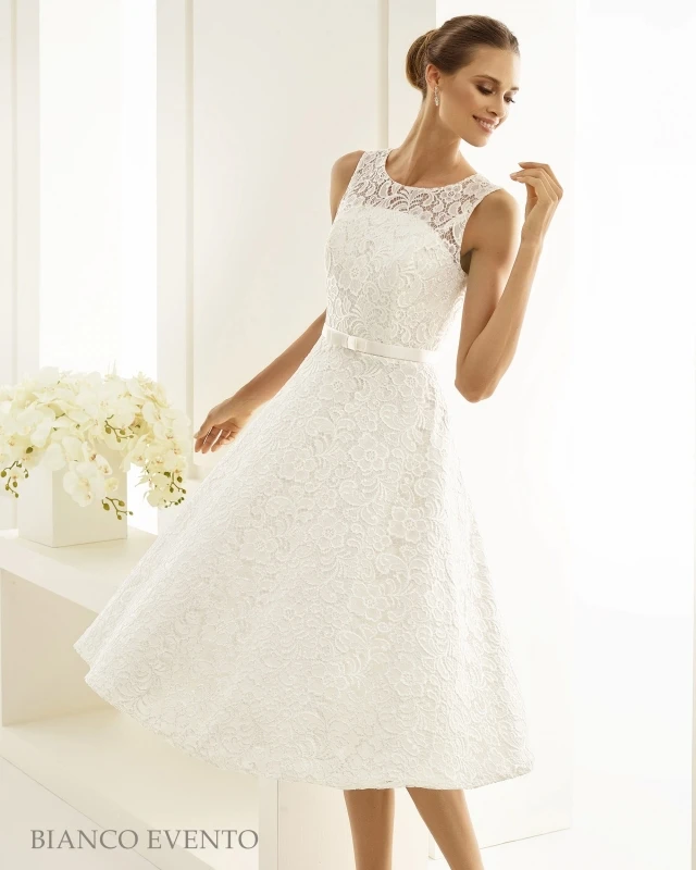 Bianco Evento Siena Trouwjurk Vintage 6 Bianco Evento Siena Trouwjurk Vintage - Afbeelding 4