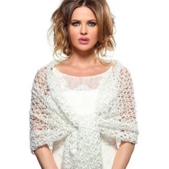 Grof Gehaakte Stola S169 Poirier 9 Grof Gehaakte Stola S169 Poirier -Poirier shop stola poirier s169 1