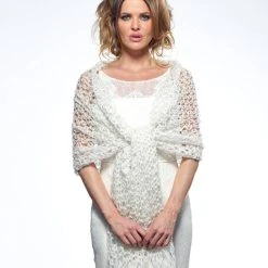 Grof Gehaakte Stola S169 Poirier 11 Grof Gehaakte Stola S169 Poirier -Poirier shop stola s169 002 2 poirier 1