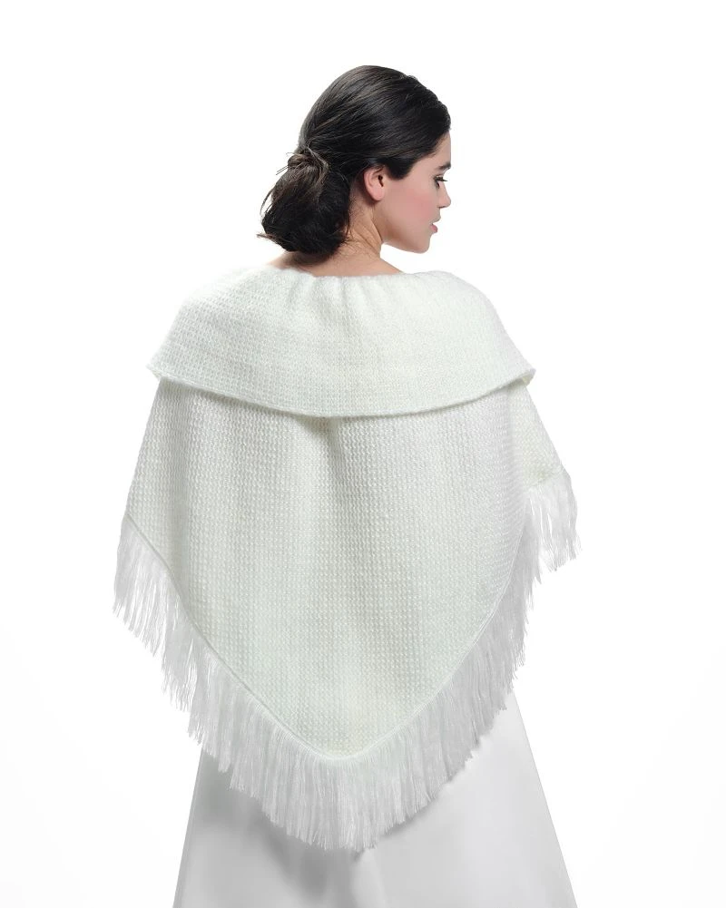 Gebreide Stola S172 | Poirier 4 Gebreide Stola S172 | Poirier - Afbeelding 2