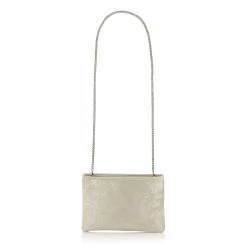 Fiarucci Bridal Teana Bruidstasje Zilver 13 Fiarucci Bridal Teana Bruidstasje Zilver -Poirier shop teana off white silver suede leather 6 1